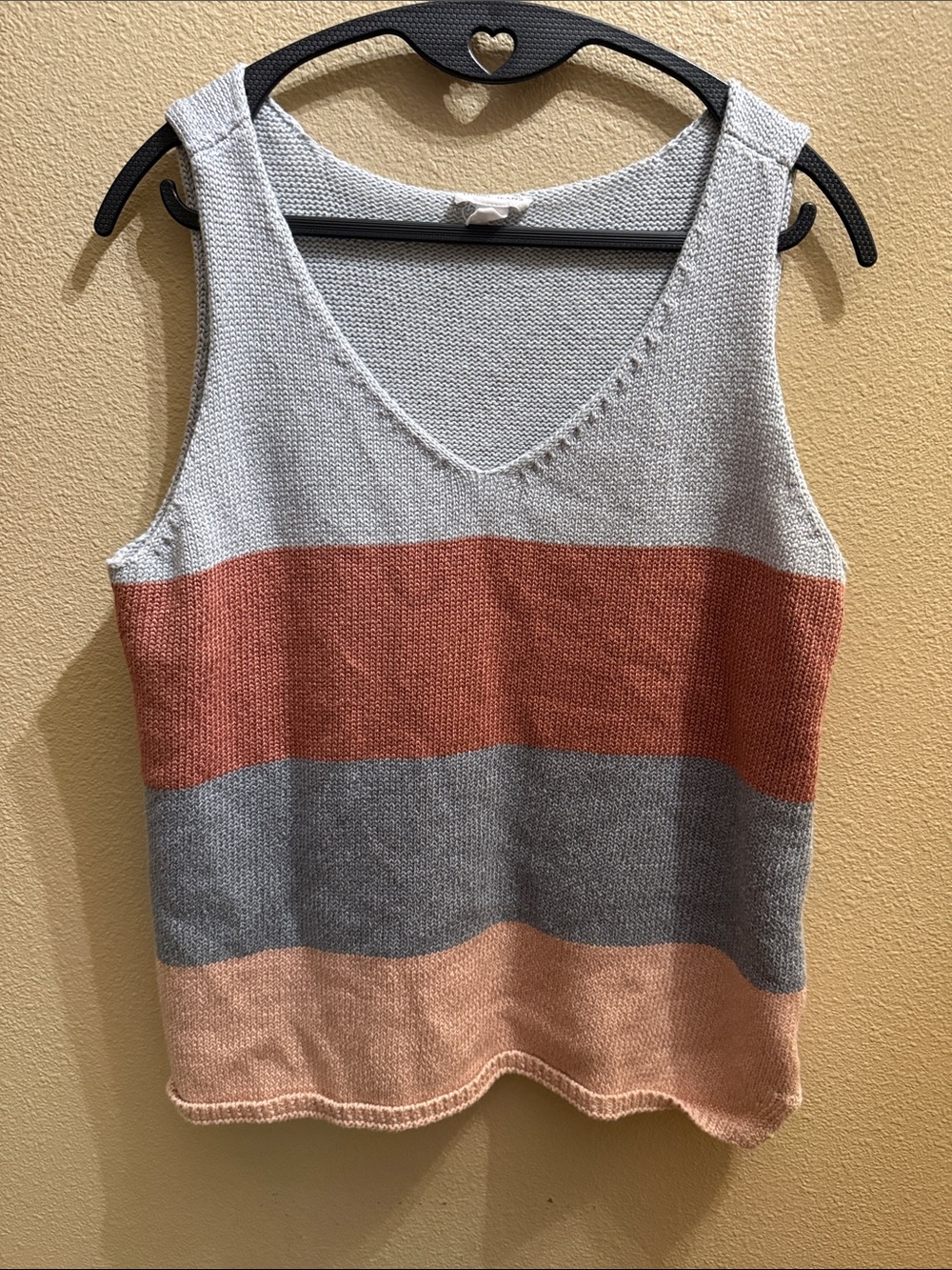 Tribal Jeans Color-block Knit Tank